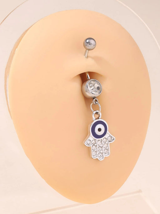 Shein 1 pieza Hip hop mano Hamsa incrustado con diamante - Quierox - Tienda Online