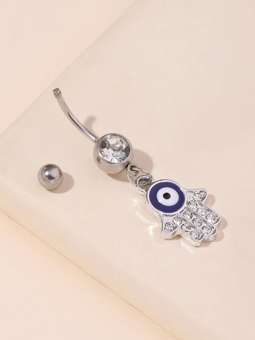 Shein 1 pieza Hip hop mano Hamsa incrustado con diamante - Quierox - Tienda Online