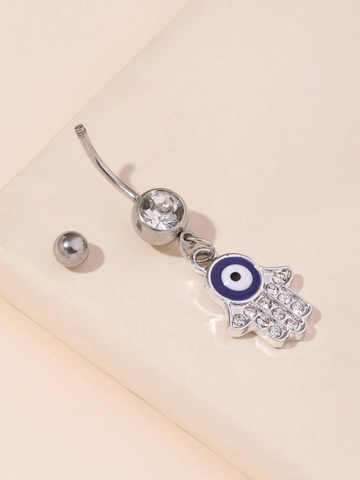 Shein 1 pieza Hip hop mano Hamsa incrustado con diamante - Quierox - Tienda Online