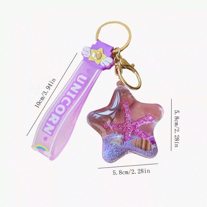 SHEIN 1 pieza Lindo colgante de llavero con botella de aleación de zinc - Quierox - Tienda Online