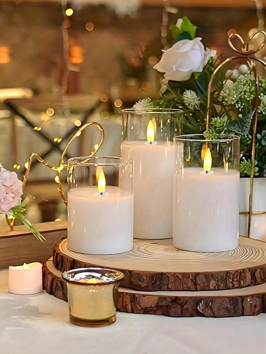 SHEIN 1 Pieza Luces ambientales de velas sin llama blancas sin control remoto - Quierox - Tienda Online