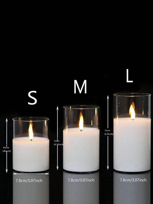 SHEIN 1 Pieza Luces ambientales de velas sin llama blancas sin control remoto - Quierox - Tienda Online