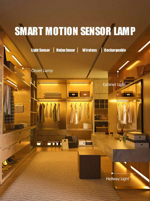 SHEIN 1 pieza Luz de armario con sensor de movimiento - Tira de lámpara LED - Quierox - Tienda Online