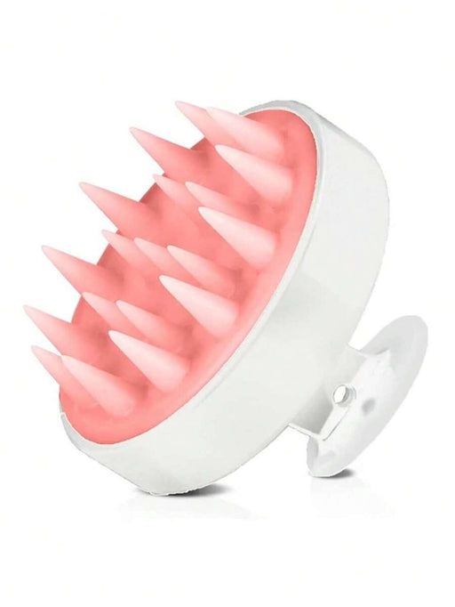 Shein 1 pieza Masajeador cabelludo de plástico, cepillo de masaje de champú de dos tonos moderno para baño - Quierox - Tienda Online