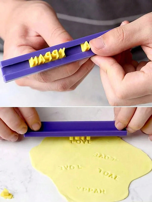 Shein 1 pieza mini sello alfanumérico para galletas - Quierox - Tienda Online