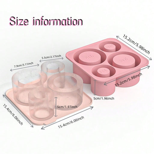 Shein 1 pieza Molde de accesorio de vaso de hielo rosa - Quierox - Tienda Online