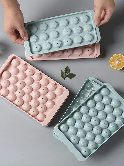 Shein 1 pieza molde de bola de hielo de color aleatorio con múltiples rejillas - Quierox - Tienda Online