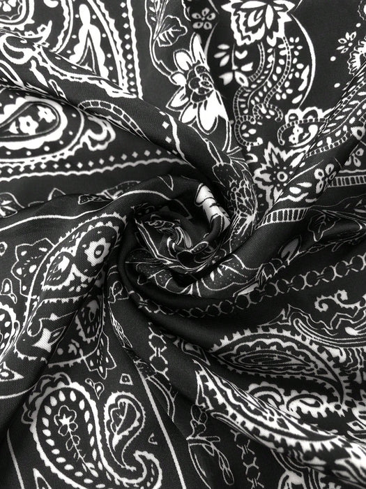 SHEIN 1 pieza pañuelo cuadrado de seda con estampado de cachemira - Quierox - Tienda Online