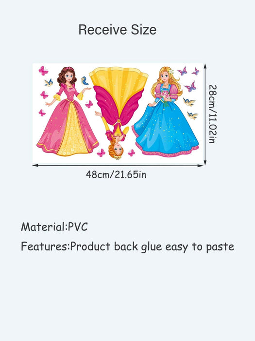 Shein 1 pieza pegatina de pared autoadhesiva con gráfico de mariposa y figura - Quierox - Tienda Online