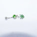 Shein 1 pieza Piercing de ombligo con colgante de hoja de arce verde - Quierox - Tienda Online