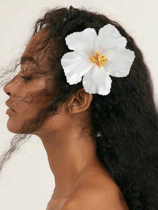 Shein 1 pieza Pinza para el cabello con flor de hibisco tropical - Quierox - Tienda Online