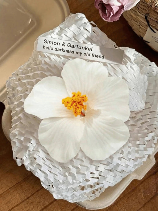 Shein 1 pieza Pinza para el cabello con flor de hibisco tropical - Quierox - Tienda Online