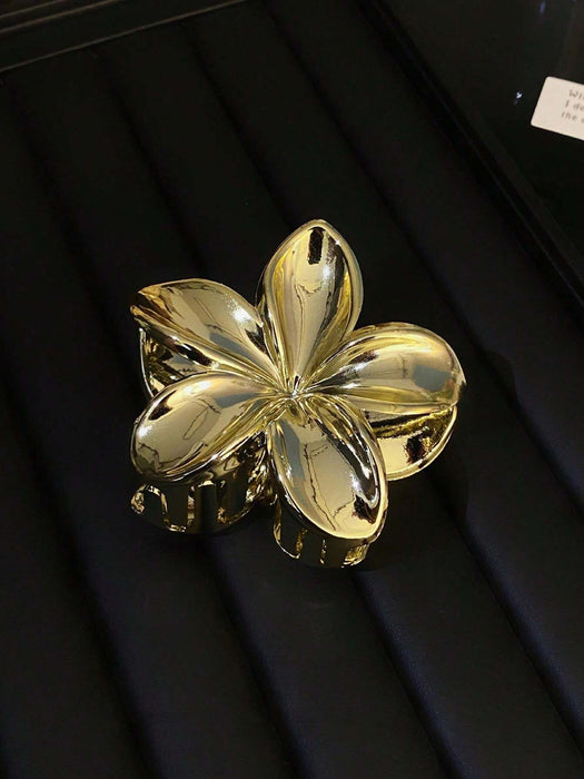 SHEIN 1 pieza Pinza para el cabello con forma de flor dorada - Quierox - Tienda Online