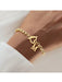 SHEIN 1 pieza Pulsera con cadena y cierre en forma de letra Z y corazón - Quierox - Tienda Online