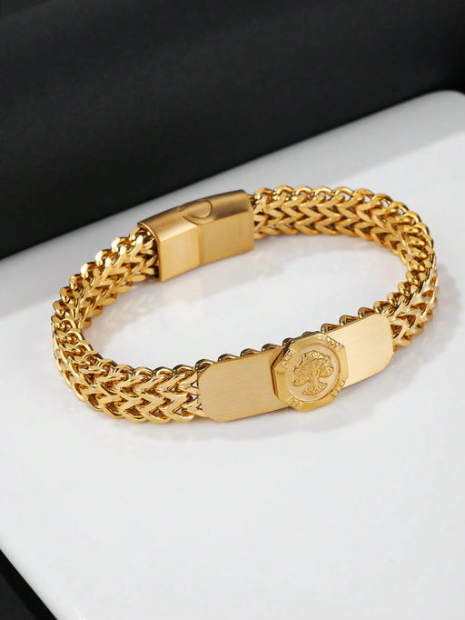 SHEIN 1 pieza Pulsera de cadena con elemento del árbol de la vida - Quierox - Tienda Online