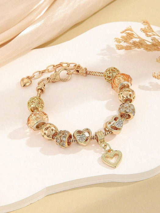 Shein 1 Pieza Pulsera De Cuentas De Bricolaje Con Diseño Minimalista - Quierox - Tienda Online