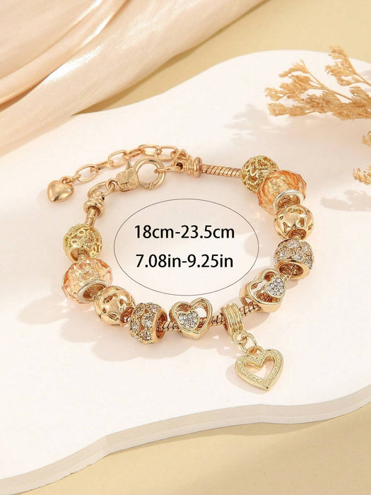 Shein 1 Pieza Pulsera De Cuentas De Bricolaje Con Diseño Minimalista - Quierox - Tienda Online