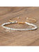 SHEIN 1 pieza Pulsera de cuentas de hematita ajustable, minimalista, estilo bohemio - Quierox - Tienda Online