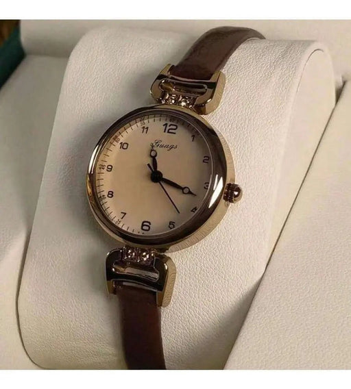 SHEIN 1 Pieza Reloj De Cuarzo De Lujo De Estilo Británico Retro - Quierox - Tienda Online