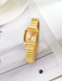 SHEIN 1 pieza Reloj de cuarzo minimalista con números romanos pequeños - Quierox - Tienda Online