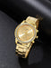 Shein 1 pieza Reloj de mujer dorado para negocios casuales - Quierox - Tienda Online