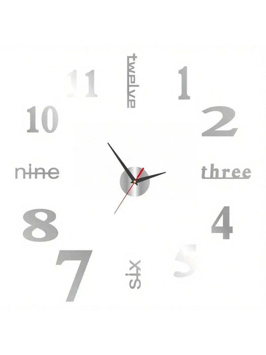 Shein 1 pieza Reloj DIY creativo, colgante de pared de moda, reloj de decoración del hogar simple - Quierox - Tienda Online