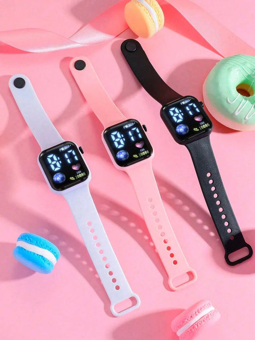 Shein 1 pieza Reloj electrónico para niños que muestra la hora y la fecha - Quierox - Tienda Online