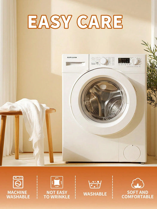 Shein 1 pieza Sábana de satén, sábana ajustable, 160*200 cm - Quierox - Tienda Online