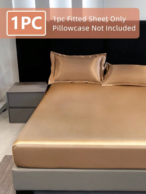 Shein 1 pieza Sábana de satén, sábana ajustable, 160*200 cm - Quierox - Tienda Online