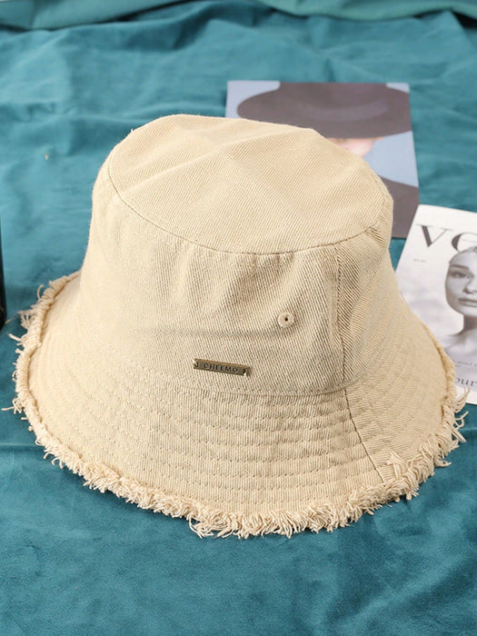 SHEIN 1 pieza Sombrero de ala ancha ajustable para cara pequeña de mujer - Quierox - Tienda Online