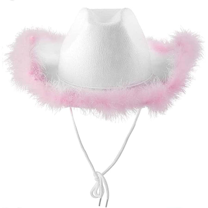 Shein 1 pieza sombrero vaquero de fiesta con flecos rosa - Quierox - Tienda Online