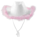 Shein 1 pieza sombrero vaquero de fiesta con flecos rosa - Quierox - Tienda Online