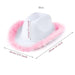 Shein 1 pieza sombrero vaquero de fiesta con flecos rosa - Quierox - Tienda Online