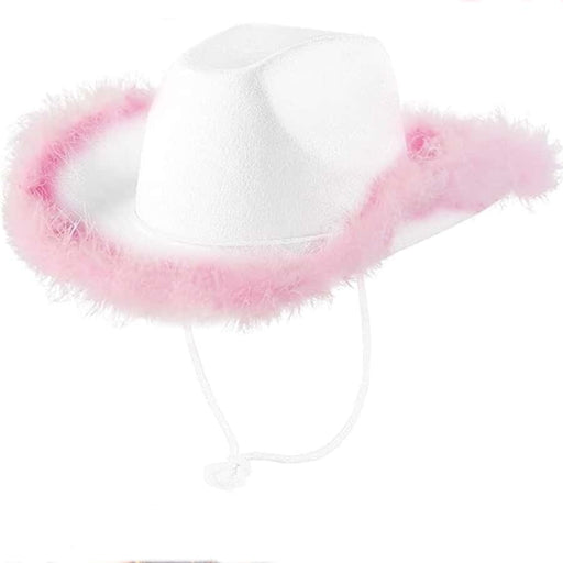 Shein 1 pieza sombrero vaquero de fiesta con flecos rosa - Quierox - Tienda Online