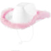 Shein 1 pieza sombrero vaquero de fiesta con flecos rosa - Quierox - Tienda Online