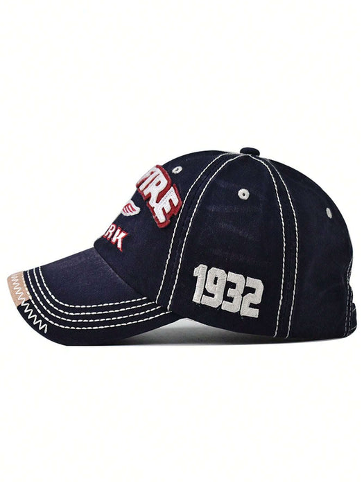 Shein 1 pieza "SPARK1932" Gorra de béisbol con bordado de letras en estilo callejero vintage - Quierox - Tienda Online