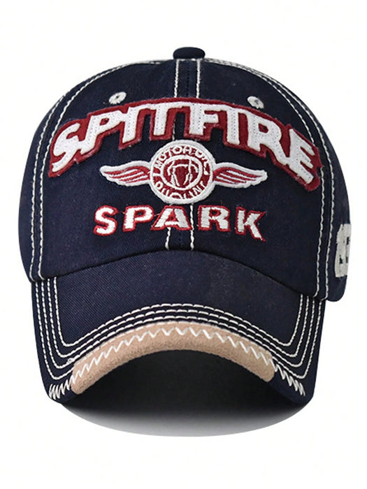 Shein 1 pieza "SPARK1932" Gorra de béisbol con bordado de letras en estilo callejero vintage - Quierox - Tienda Online