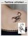 SHEIN 1 pieza Tatuaje temporal, diseño seductor de escorpión, resistente al agua - Quierox - Tienda Online