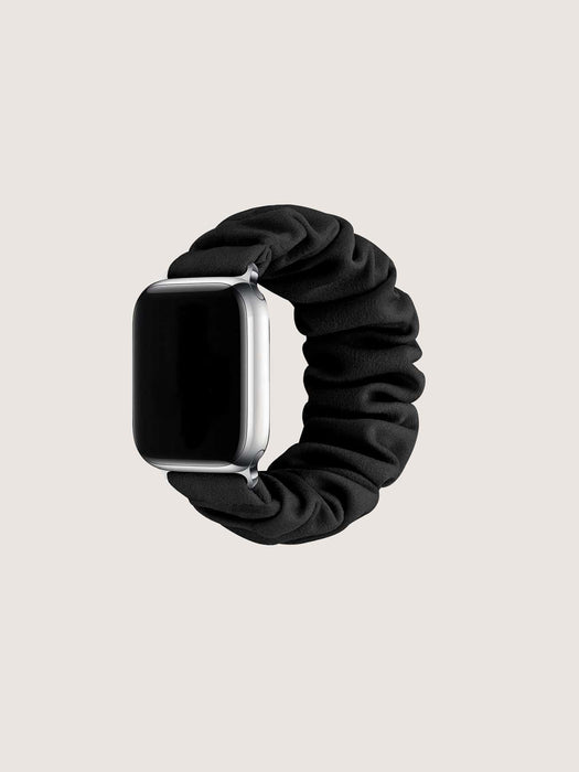 SHEIN 1 pieza Tira coletero unisex negro pelo compatible con Apple Watch banda 42/44/45 - Quierox - Tienda Online