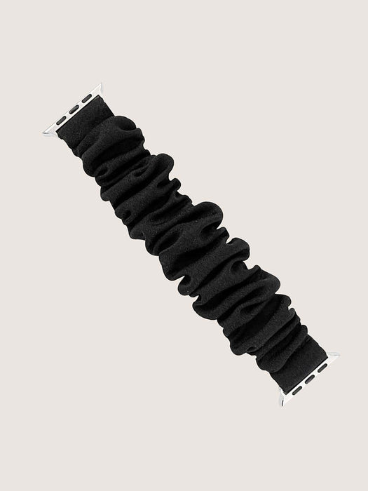 SHEIN 1 pieza Tira coletero unisex negro pelo compatible con Apple Watch banda 42/44/45 - Quierox - Tienda Online