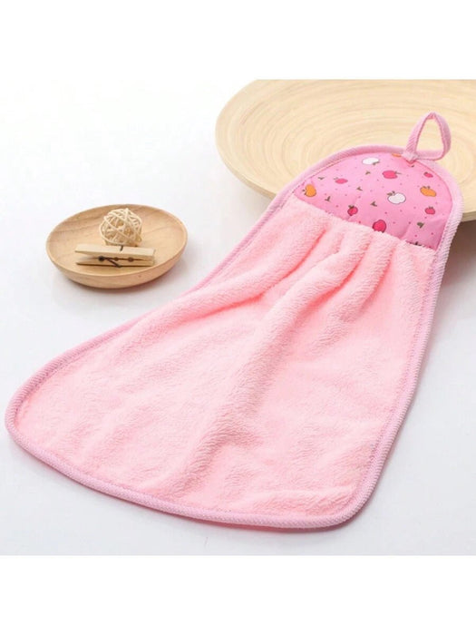 SHEIN 1 Pieza Toalla De Mano Colgante Con Color Sólido, Paño De Limpieza - Quierox - Tienda Online