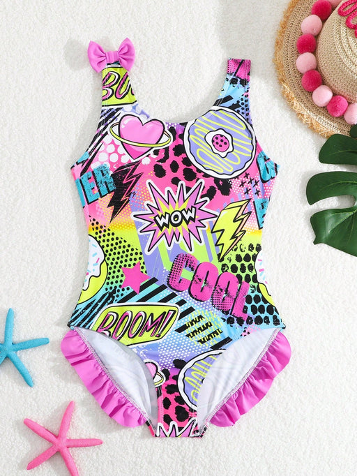 SHEIN 1 pieza Traje de baño de una sola pieza con estampado floral - Quierox - Tienda Online