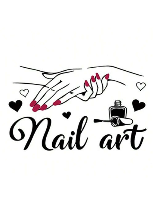 SHEIN 1 pieza Vinilo decorativo para pared de salón de belleza, manicura y salón - Quierox - Tienda Online