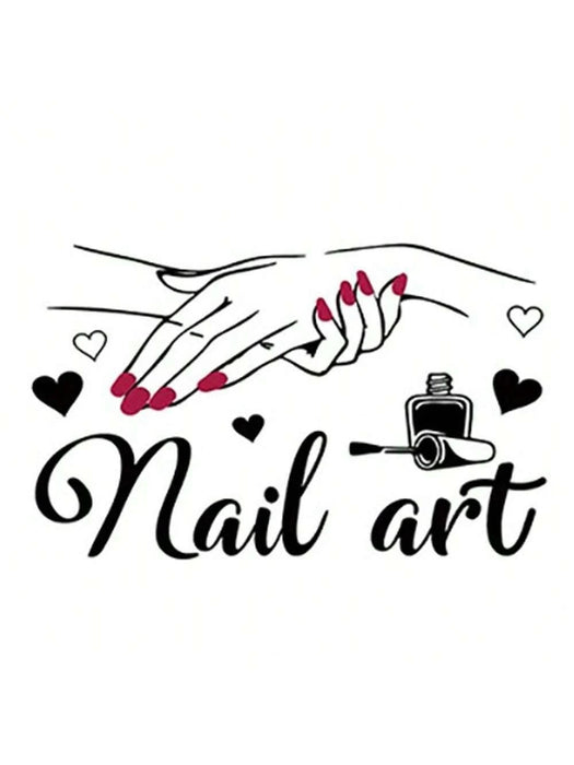 SHEIN 1 pieza Vinilo decorativo para pared de salón de belleza, manicura y salón - Quierox - Tienda Online