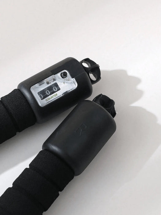 SHEIN 1 piezas Cuerda de saltar negra con contador - Quierox - Tienda Online