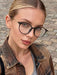 SHEIN 1 Piezas Gafas de mujer TR90 redondas, estilo casual - Quierox - Tienda Online