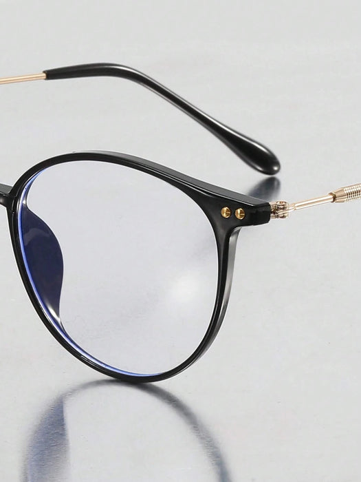 SHEIN 1 Piezas Gafas de mujer TR90 redondas, estilo casual - Quierox - Tienda Online