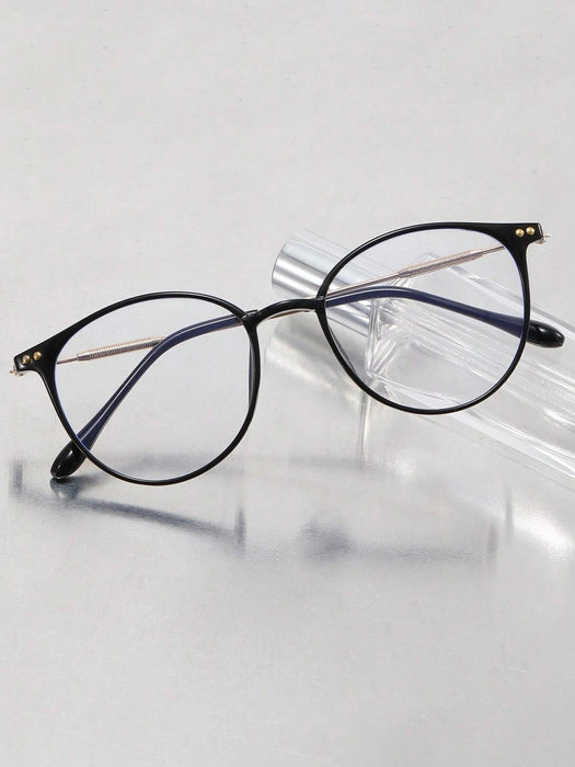 SHEIN 1 Piezas Gafas de mujer TR90 redondas, estilo casual - Quierox - Tienda Online