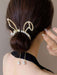 Shein 1 pinza para el cabello elegante de aleación con diamantes de imitación en forma de conejo - Quierox - Tienda Online