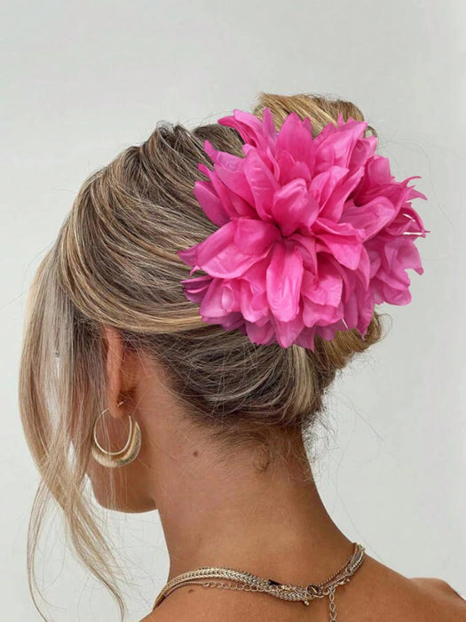 Shein 1 pinza para el cabello estilo bohemio hawaiano, adecuada para cabello grueso, pinza floral - Quierox - Tienda Online